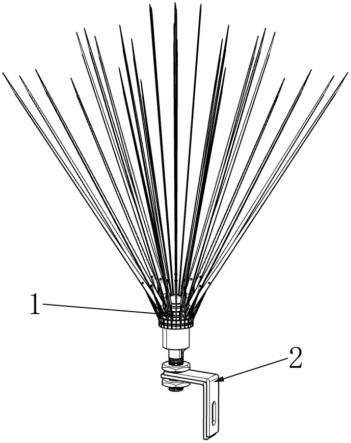 防鸟刺安装方法示意图图片