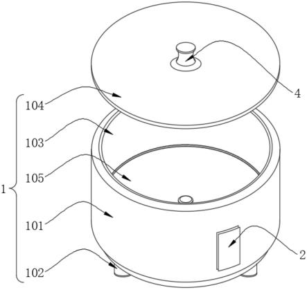 一种基于3D打印的粉料均匀混料烘干装置