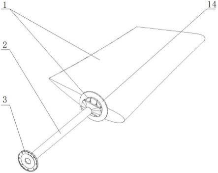 一种法兰式锥套连接风洞叶片结构的制作方法
