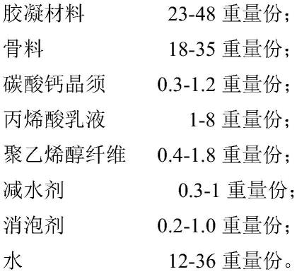 一种应用于机场道面的高强度水泥基复合材料的制作方法