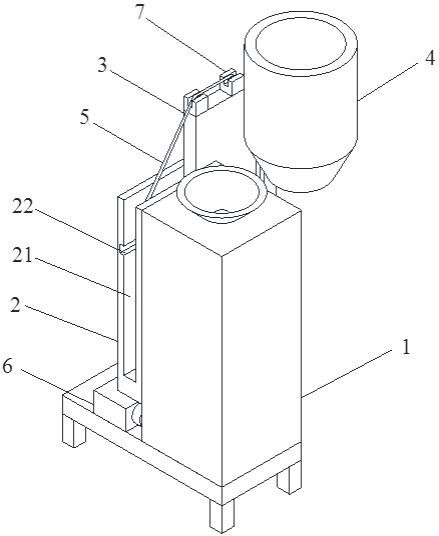一种茶叶包装机的上料导向结构的制作方法
