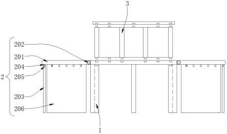 一种组装式弧形接待台的制作方法