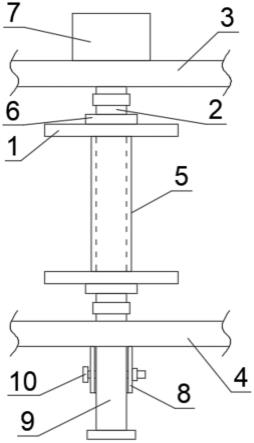 框式绞线机线盘调节装置的制作方法