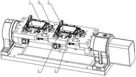 一种箱体CNC四轴加工用定位压块工装的制作方法
