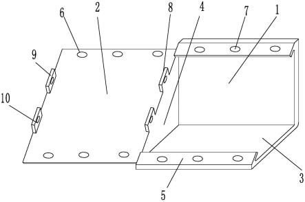 一种组合式钢结构道路护栏模板的制作方法