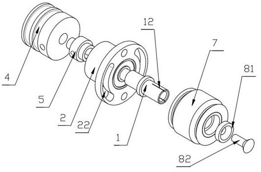 一种储线环导轮结构的制作方法