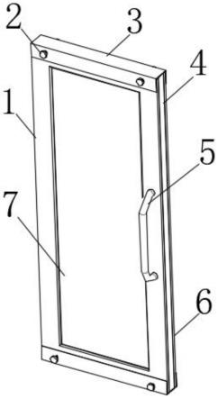 一种新型窄边铝柜门的制作方法