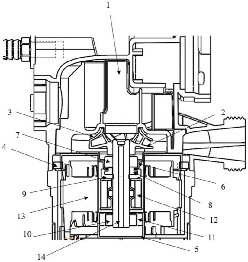 一种轴承固定结构及具有该结构的泵机组的制作方法