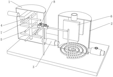 一种非膜法一体化餐厨垃圾渗滤液处理设备的制作方法