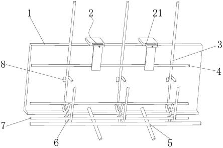 一种简易下挂梁钢筋标化加工工具的制作方法