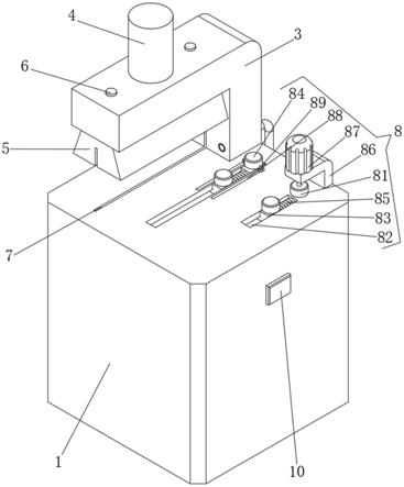 一种铝框架加工用铝材切割机的制作方法