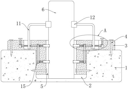 一种建筑工程施工用桩基的嵌固结构的制作方法