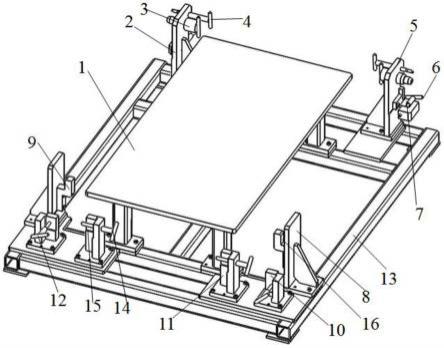 剪叉作业平台延伸平台焊合组焊工装的制作方法
