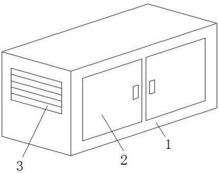 一种机械设备与电气设备一体化的电气柜