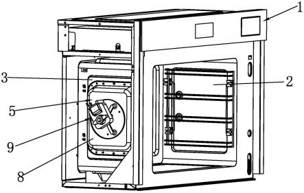 一种便于风扇安装的微蒸烤箱的制作方法