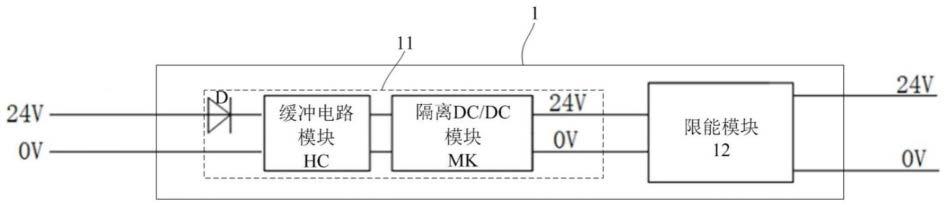 矿用本安电源中继装置的制作方法