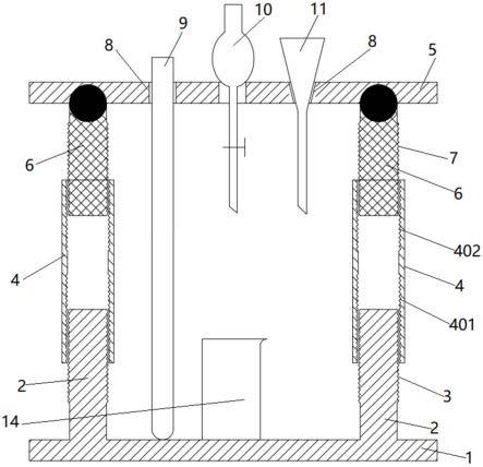 一种可升降的实验室仪器架空放置平台的制作方法