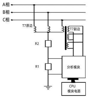 辨别井下高压电缆绝缘具体损坏相的装置的制作方法