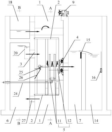 分离过滤一体化的污水处理系统的制作方法