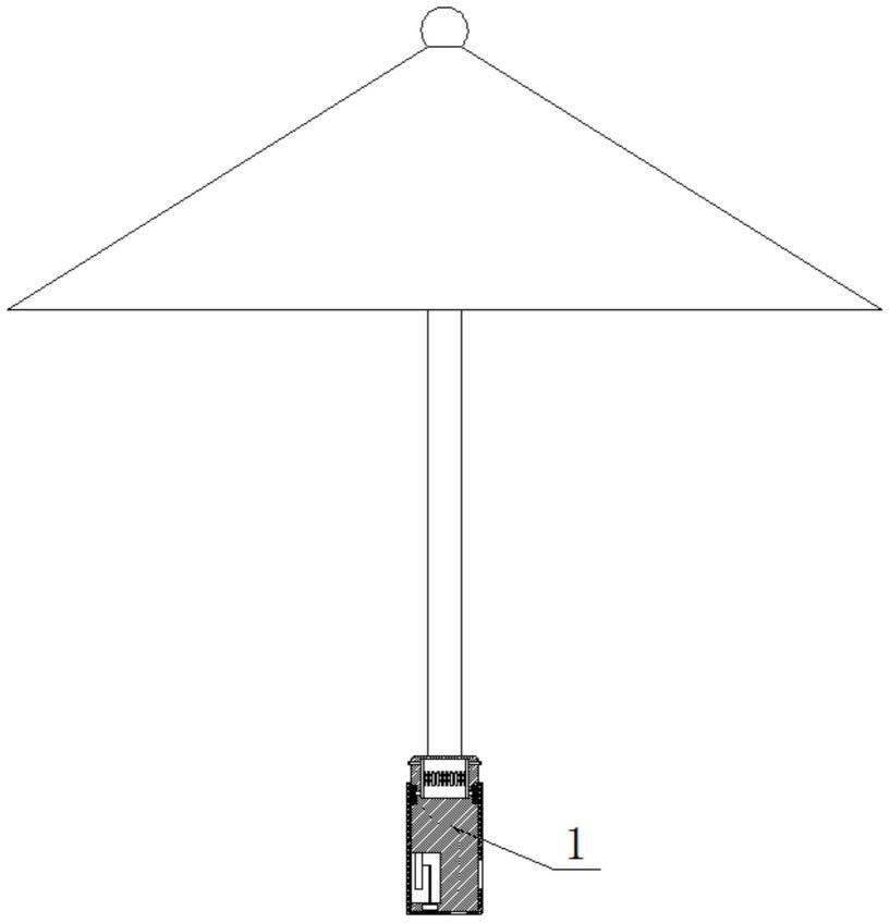 一种具有检测功能的雨伞的制作方法