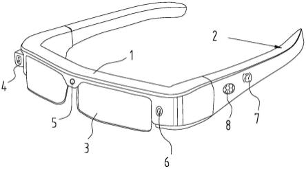 一种治安检查巡检ar眼镜的制作方法