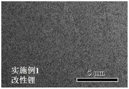 一种激发超临界流体等离子体表面改性金属锂的方法