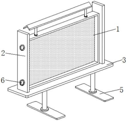 一种建筑工程施工用警示牌的制作方法