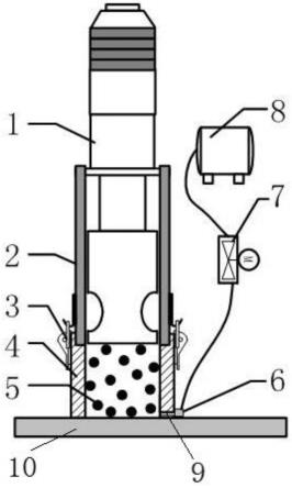 一种气动辅助的丸粒式超声喷丸处理装置的制作方法