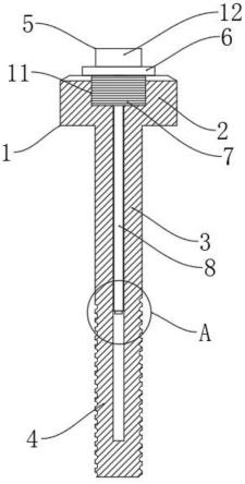 一种可测伸长量的螺栓的制作方法