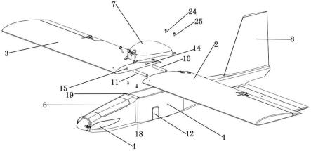 一种快速拆卸安装便携固定翼无人机的制作方法