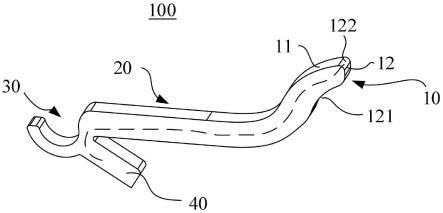 具有限制单向运动功能的导电钩爪的制作方法