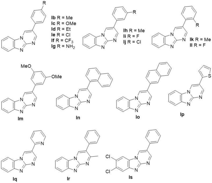 一种嘧啶并[1,2-a]苯并咪唑类衍生物及其制备方法和应用