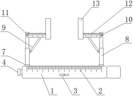 一种建筑结构安全性鉴定用墙体厚度测定装置的制作方法