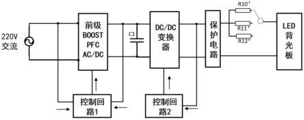 一种可手动分段调光的LED背光板的制作方法