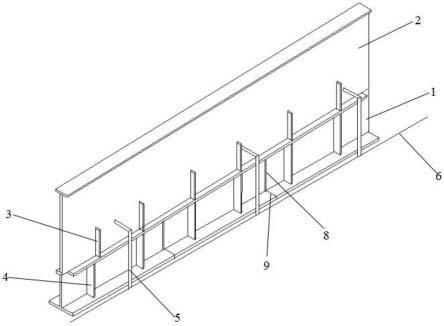 一种大截面T型钢梁高精度单侧焊接施工结构的制作方法