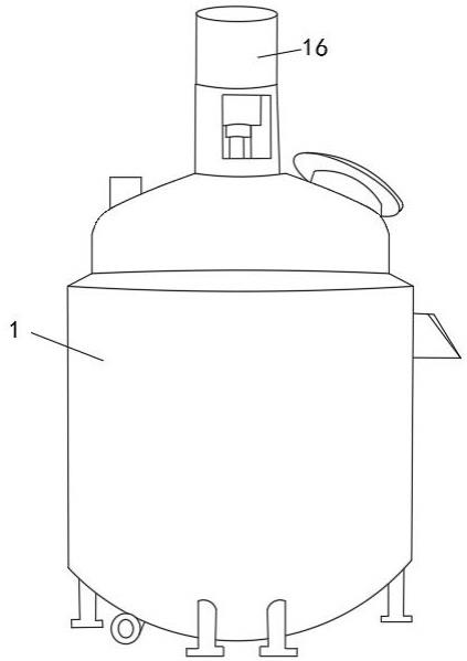 一种锂离子电池用六氟磷酸锂釜式高效合成反应装置的制作方法