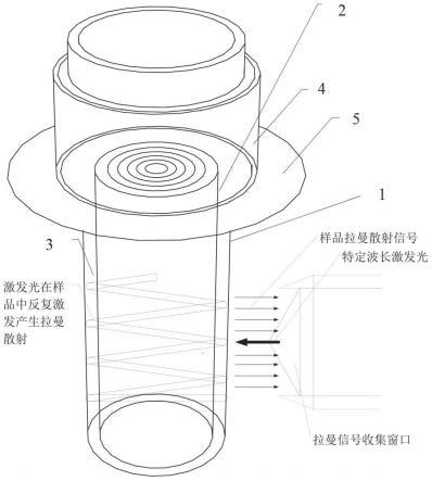 一种拉曼散射信号全反射样品瓶及其制备方法和应用与流程