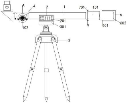 一种易聚焦自准直望远镜筒装置的制作方法