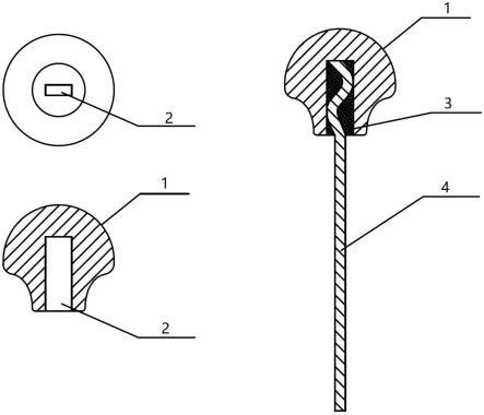 一种用于环喷型氩气喷管的氩气电极以及环喷型氩气喷管的制作方法