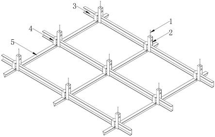 一种装配式大面积铝板吊顶设计结构的制作方法