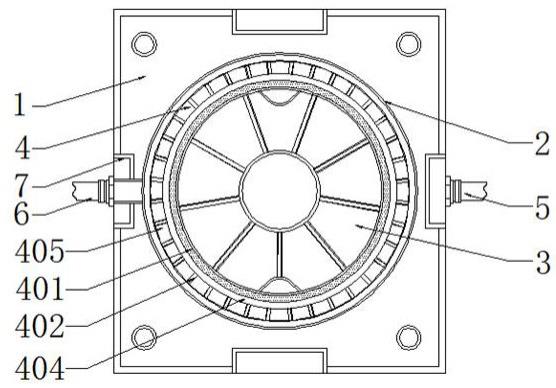 一种双色灯罩模具快速冷却成型装置的制作方法