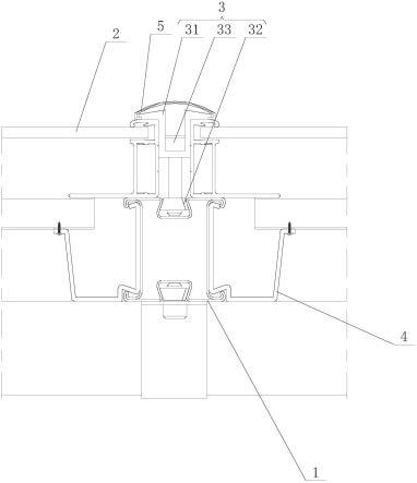 侧挂式的具有排水功能的光伏面板支撑系统的制作方法
