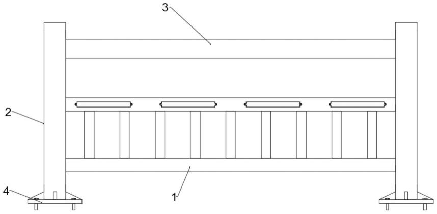 一种公路桥梁用安全护栏结构的制作方法