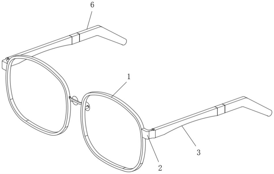 一种伸缩式的眼镜架的制作方法