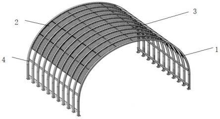 一种隧道衬砌抗震临时防护棚架结构及其施工方法与流程