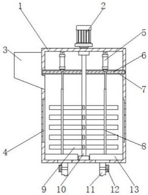一种助焊剂生产匀压装置的制作方法