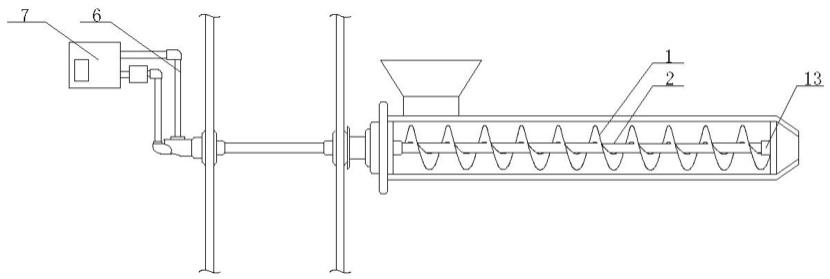 一种用于冷却水循环的挤出机螺杆轴结构的制作方法