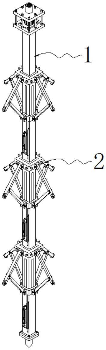 一种变直径钢筋笼扩大头锚杆扩大段直径检测装置的制作方法