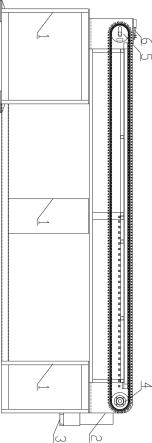 一种废旧电池自动逐步移送间歇式物理放电机的制作方法