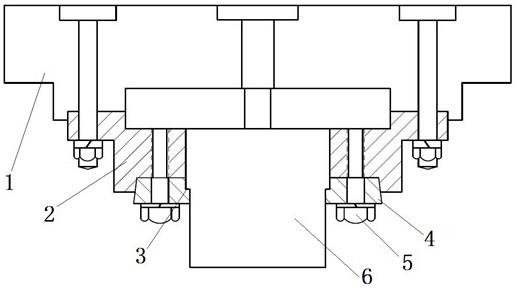 一种锻造模具上模固定结构的制作方法